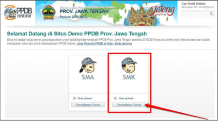 jadwal dan cara ppdb online smk tahun pelajaran 2018/2019